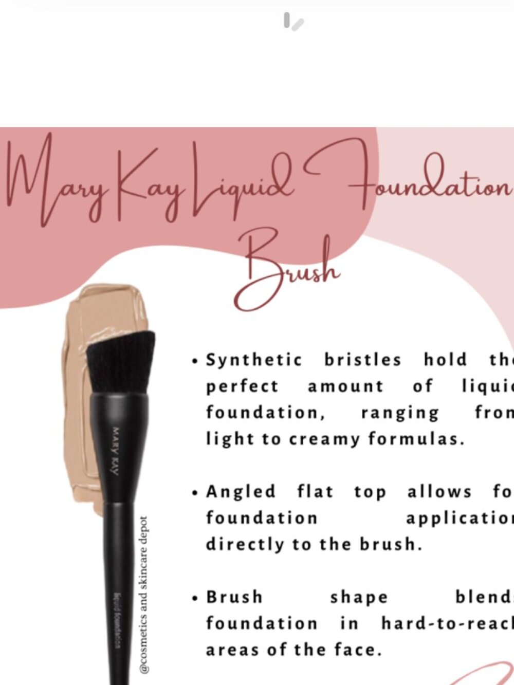 Mary Kay Liquid Foundation Brush